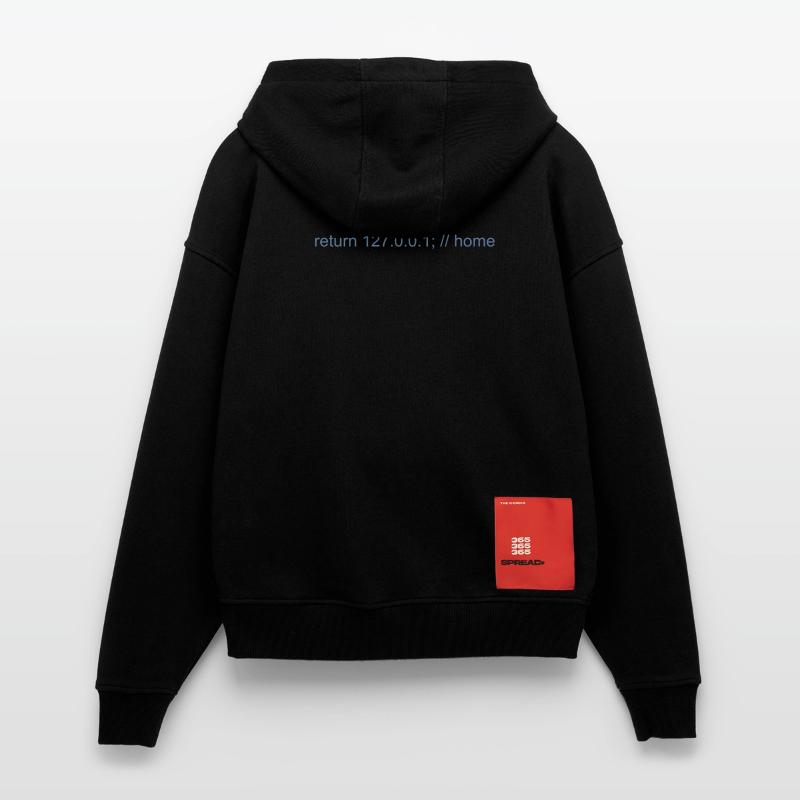 Programmierer Nerd IT Witz Developer Zuhause Zip Hoodie - made by SPREAD