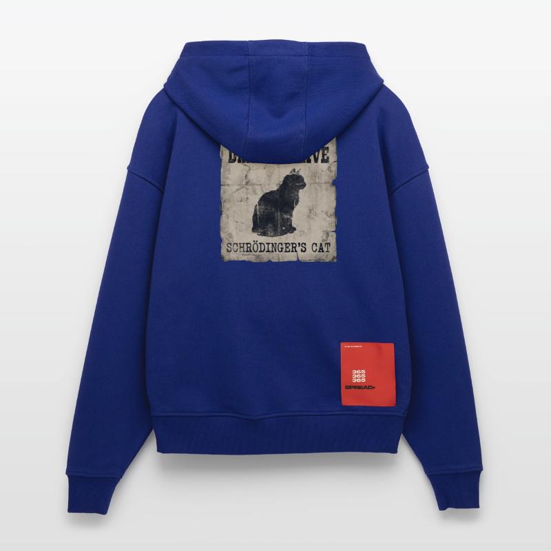 Schrödingers Katze gesucht Tot-oder-lebendig Physik-Wortspiel Zip Hoodie - made by SPREAD