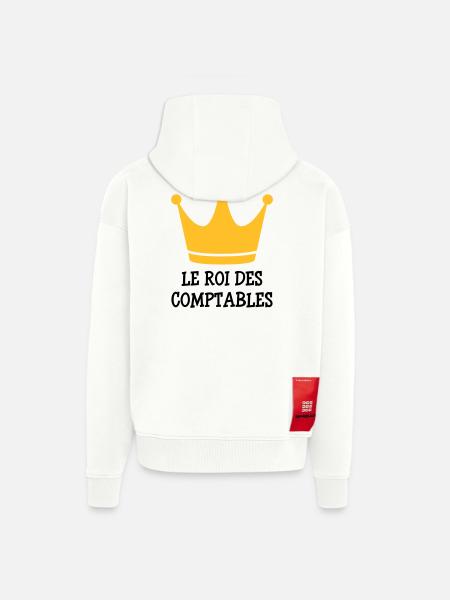 Accountant / Accounting / Comptable / Comptabilité - Zip Hoodie - made by SPREAD - SOLID BLACK