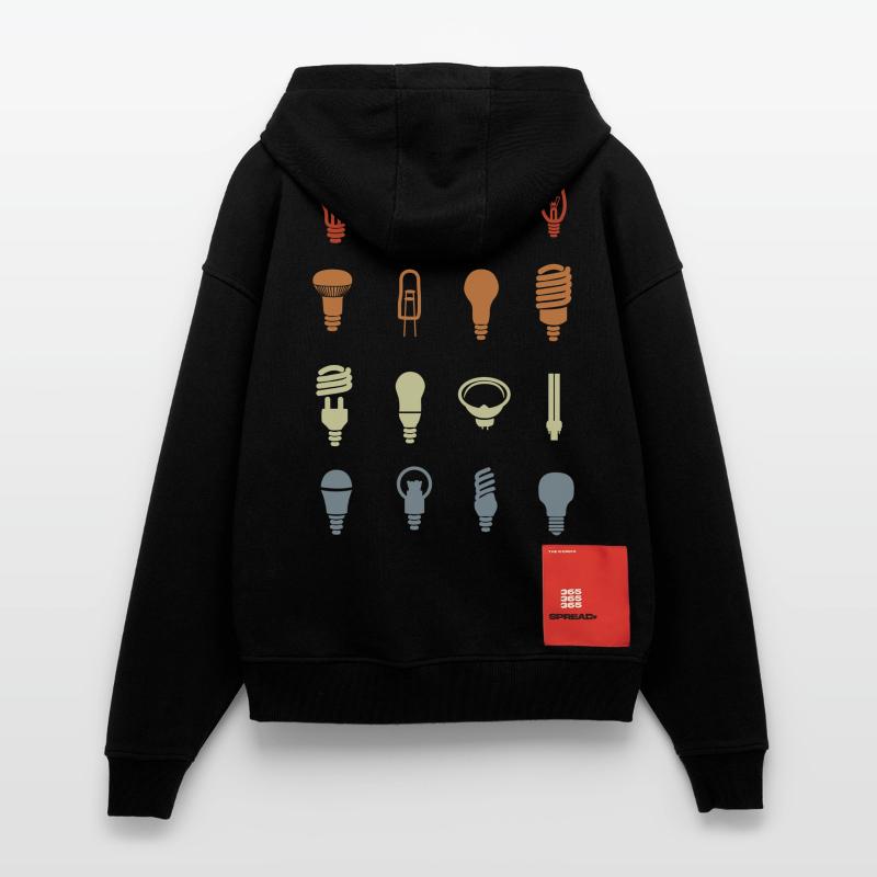 Light bulb sockets Zip Hoodie - made by SPREAD