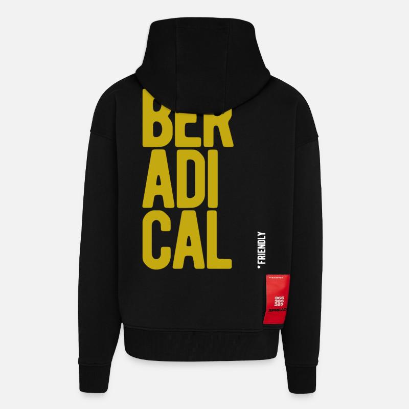 ThinkBick 94 - Zip Hoodie - made by SPREAD - SOLID BLACK