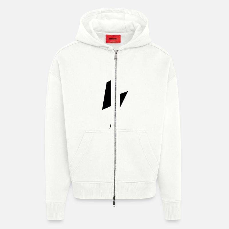 Strom Blitz Elektro Icon - Zip Hoodie - made by SPREAD - OFF WHITE