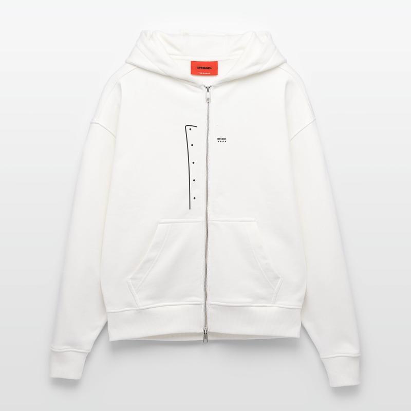 Chef de veste de chef Veste à capuche bio épaisse oversize fabriqué en UE