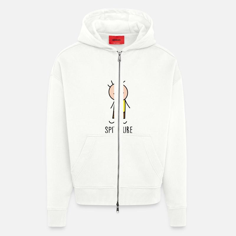 Spitzbube - Zip Hoodie - made by SPREAD - OFF WHITE