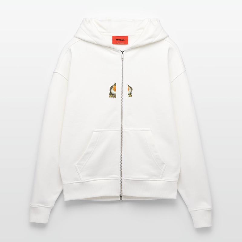 two robins Zip Hoodie - made by SPREAD