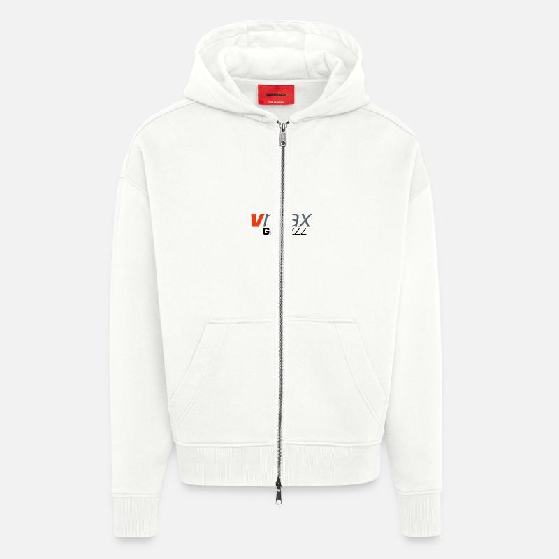 Vmax Gazzz - Veste à capuche bio épaisse oversize fabriqué en UE - OFF WHITE