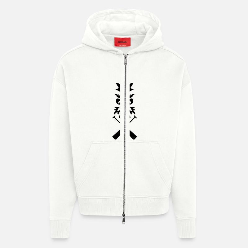 Drachenboot Drache Paddel 1c - Zip Hoodie - made by SPREAD - OFF WHITE