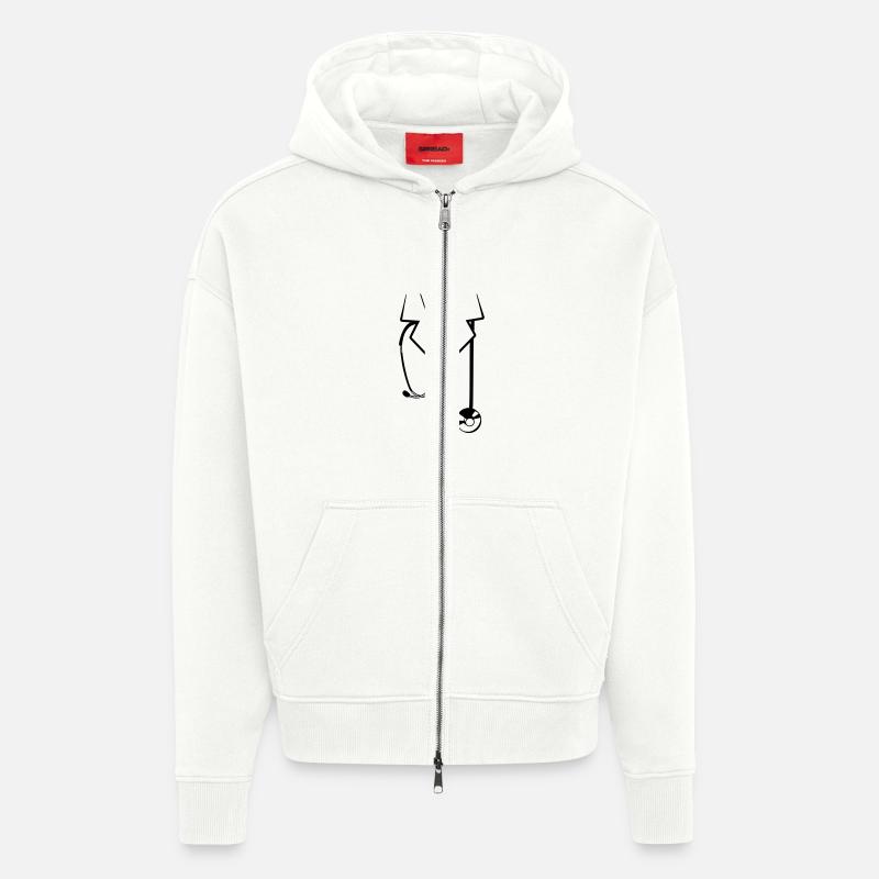 Arztkittel - Zip Hoodie - made by SPREAD - OFF WHITE