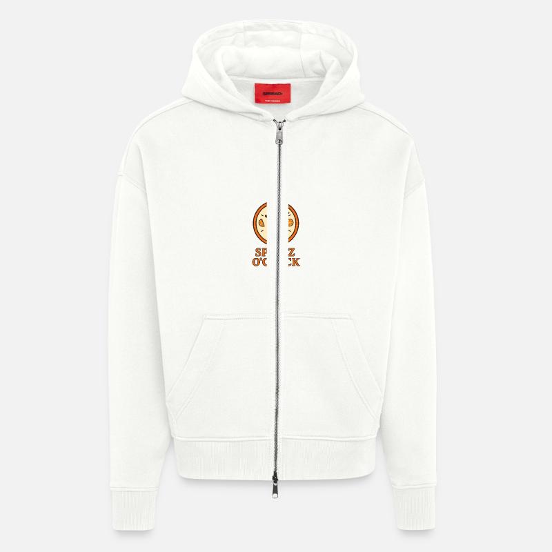 Spritz O’Clock - Zip Hoodie - made by SPREAD - OFF WHITE