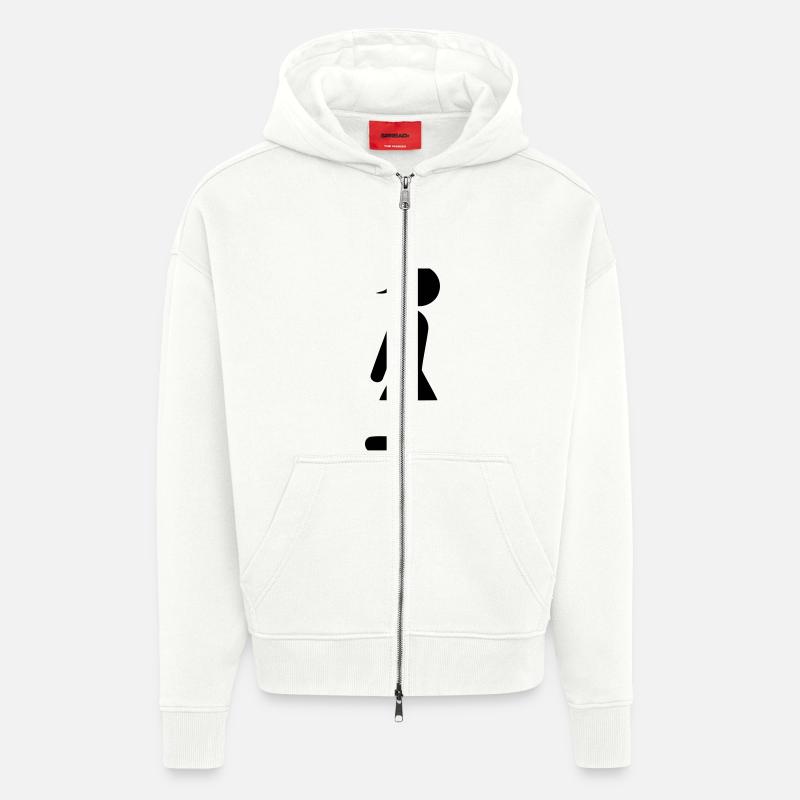 BDSM SUB - Zip Hoodie - made by SPREAD - OFF WHITE