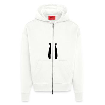 Pinces / outils - Veste à capuche bio épaisse oversize fabriqué en UE - OFF WHITE - Devant