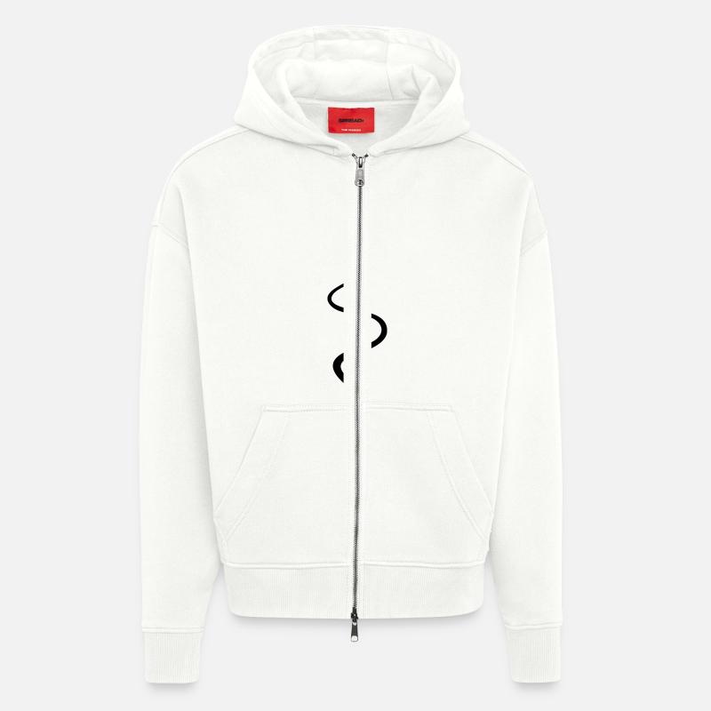 Teufelsschwanz - devil tail - Zip Hoodie - made by SPREAD - OFF WHITE