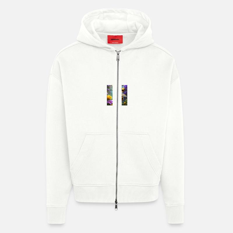 Summend vor Niedlichkeit - Zip Hoodie - made by SPREAD - OFF WHITE