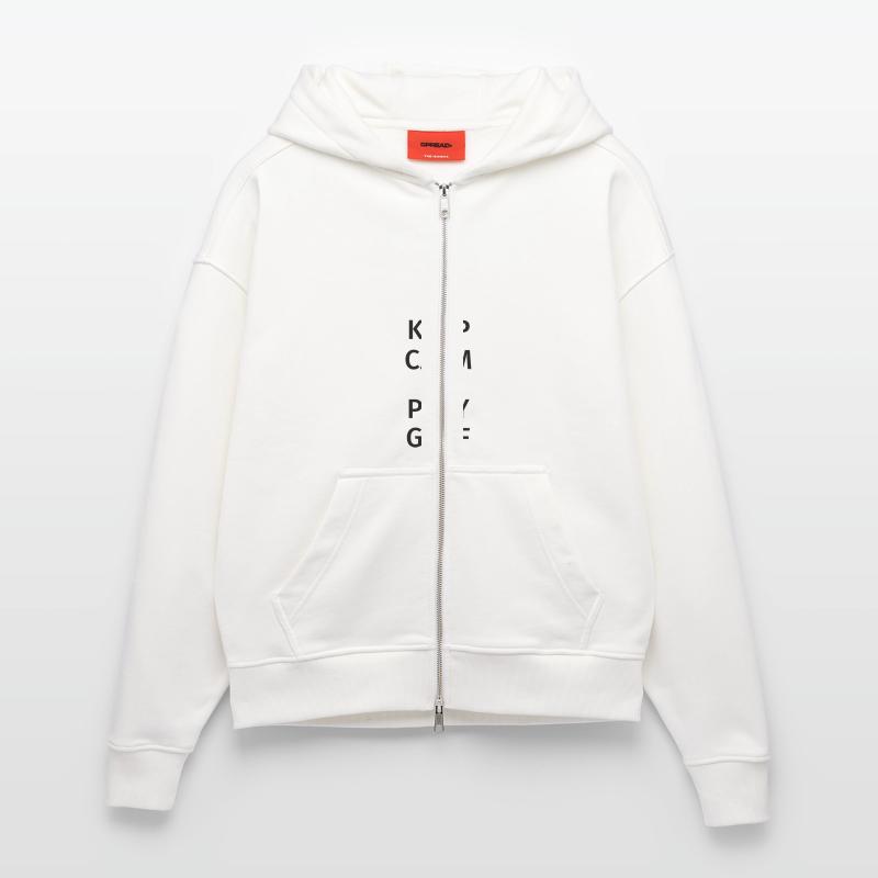 Keep Calm and Play Golf Zip Hoodie - made by SPREAD