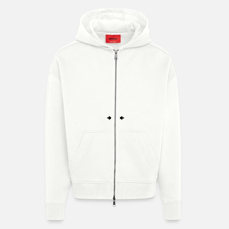 Sword uk - Zip Hoodie - made by SPREAD - OFF WHITE