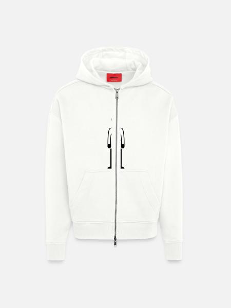 Doktor Arzt - Zip Hoodie - made by SPREAD - OFF WHITE