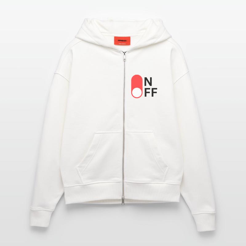ON / OFF Modus Zip Hoodie - made by SPREAD