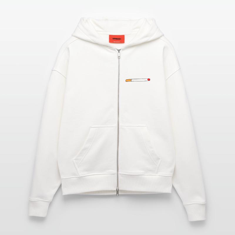 Zigarette Zip Hoodie - made by SPREAD