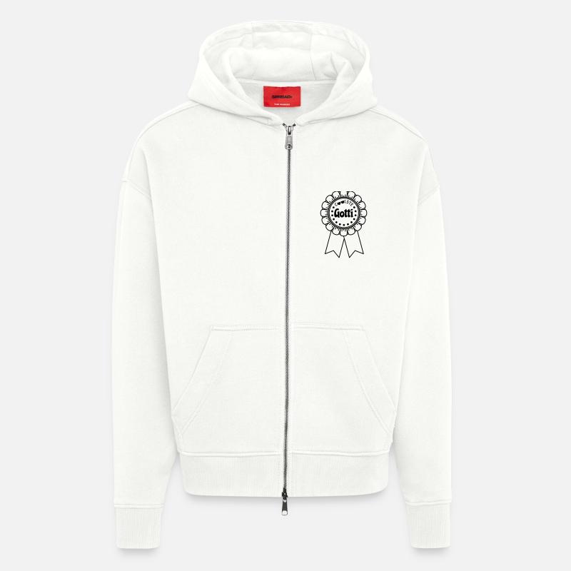 Coolest Gotti - Zip Hoodie - made by SPREAD - OFF WHITE