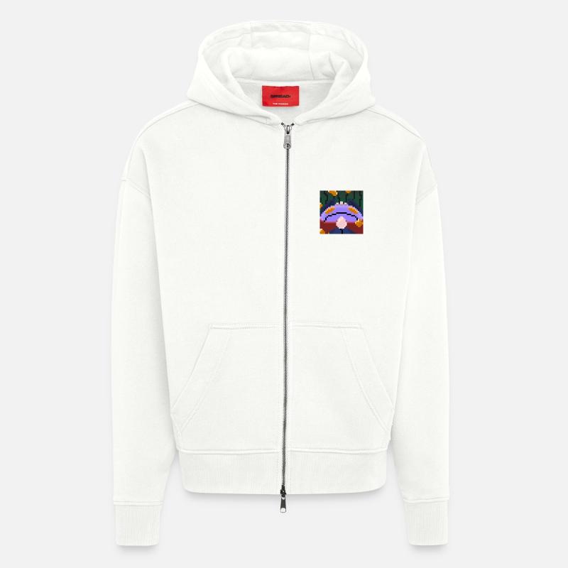 Soul Master - Zip Hoodie - made by SPREAD - OFF WHITE