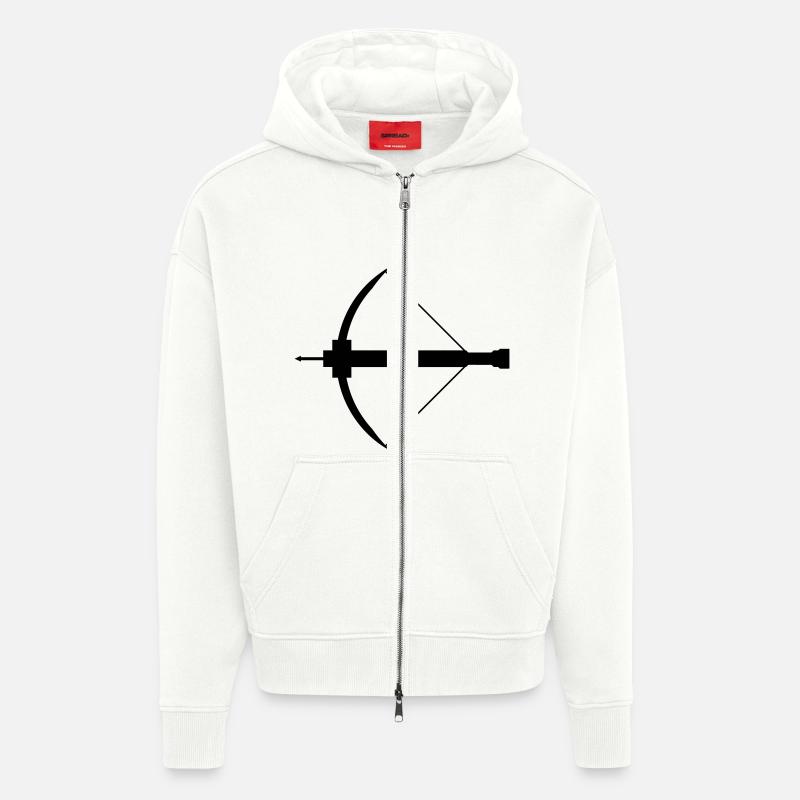 Armbrust - Zip Hoodie - made by SPREAD - OFF WHITE