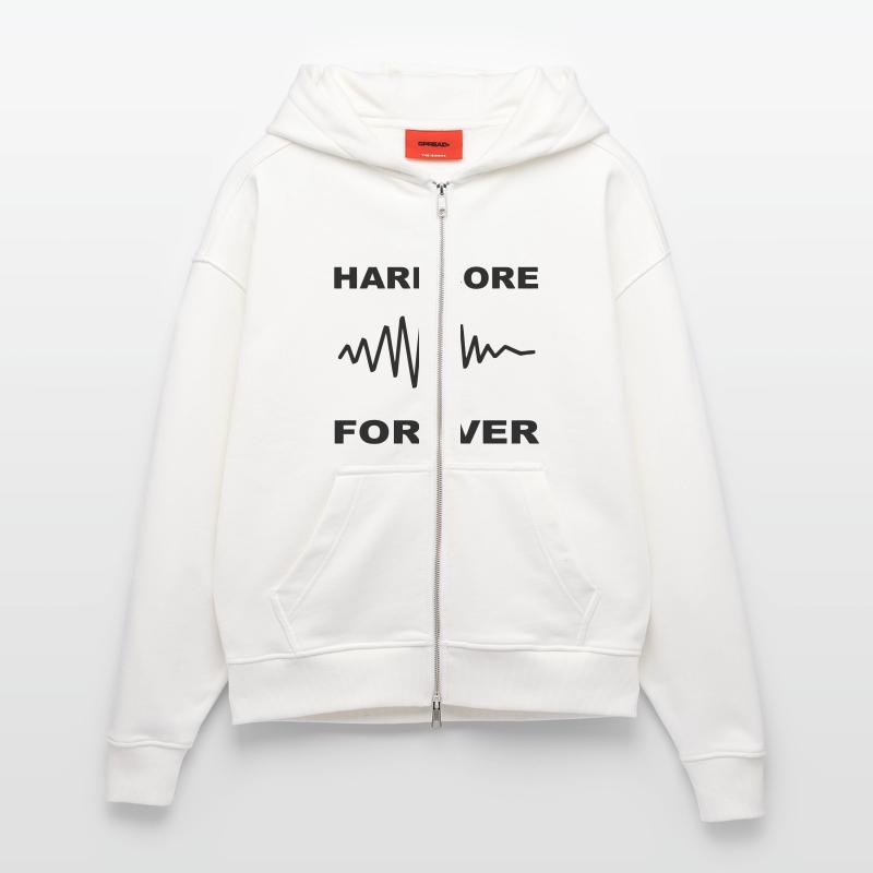 Hardcore immer Zip Hoodie - made by SPREAD