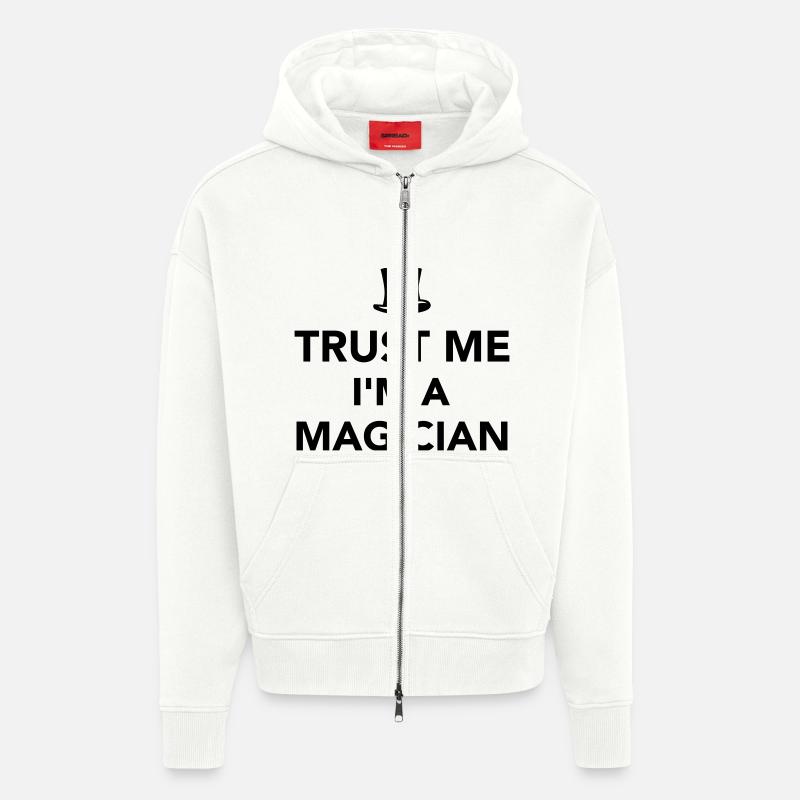 Zauberer - Zip Hoodie - made by SPREAD - OFF WHITE