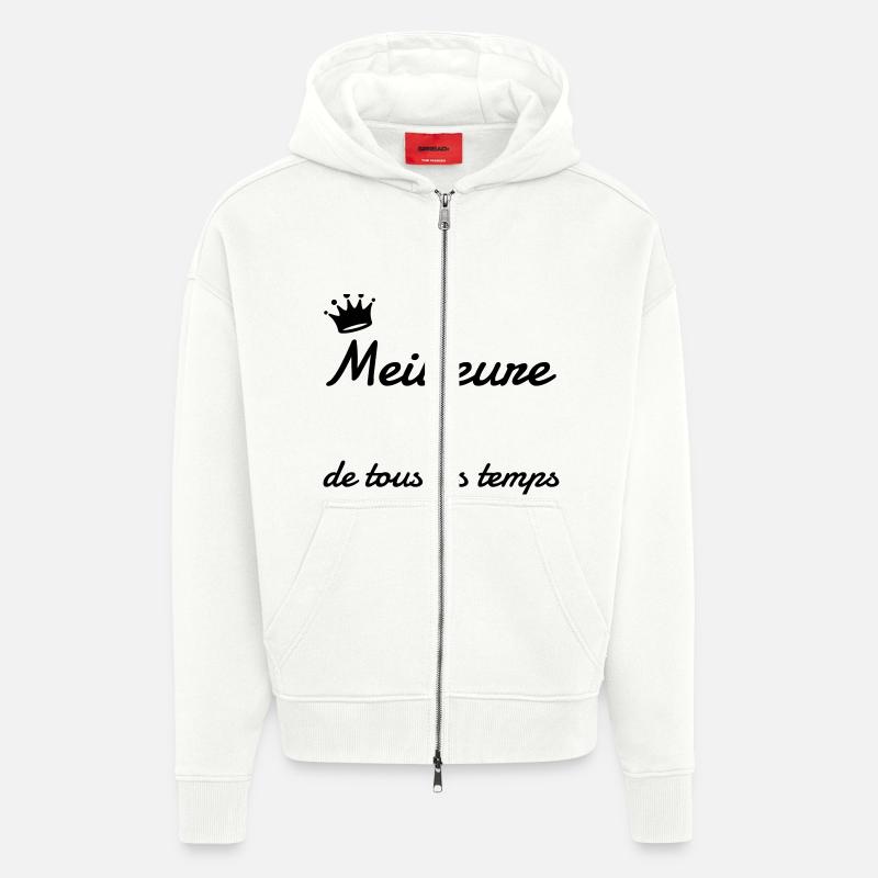 Anpassen / Anpassung / fertigen / Customize it - Zip Hoodie - made by SPREAD - OFF WHITE