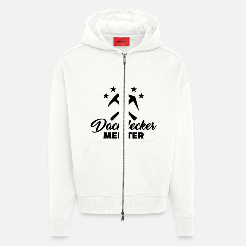 Dachdecker - Zip Hoodie - made by SPREAD - OFF WHITE