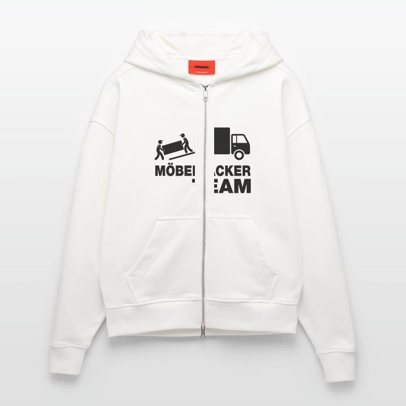 Möbelpacker_v2 Zip Hoodie - made by SPREAD