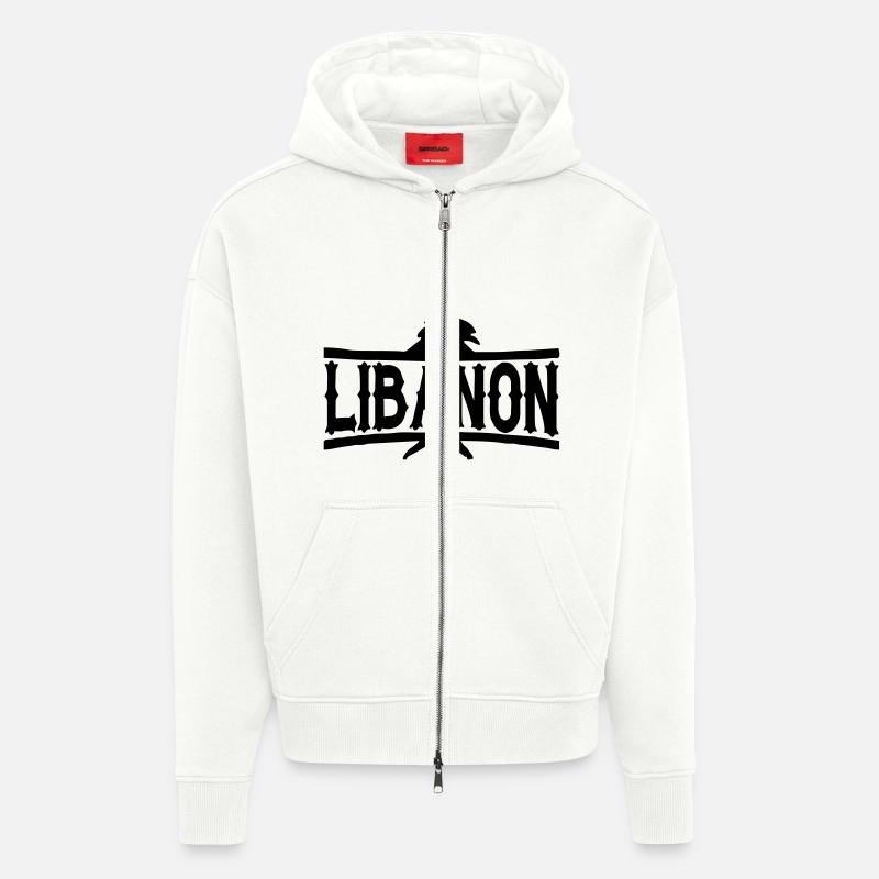 Libanon - Zip Hoodie - made by SPREAD - OFF WHITE