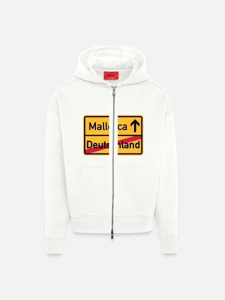 Mallorca - Zip Hoodie - made by SPREAD - OFF WHITE