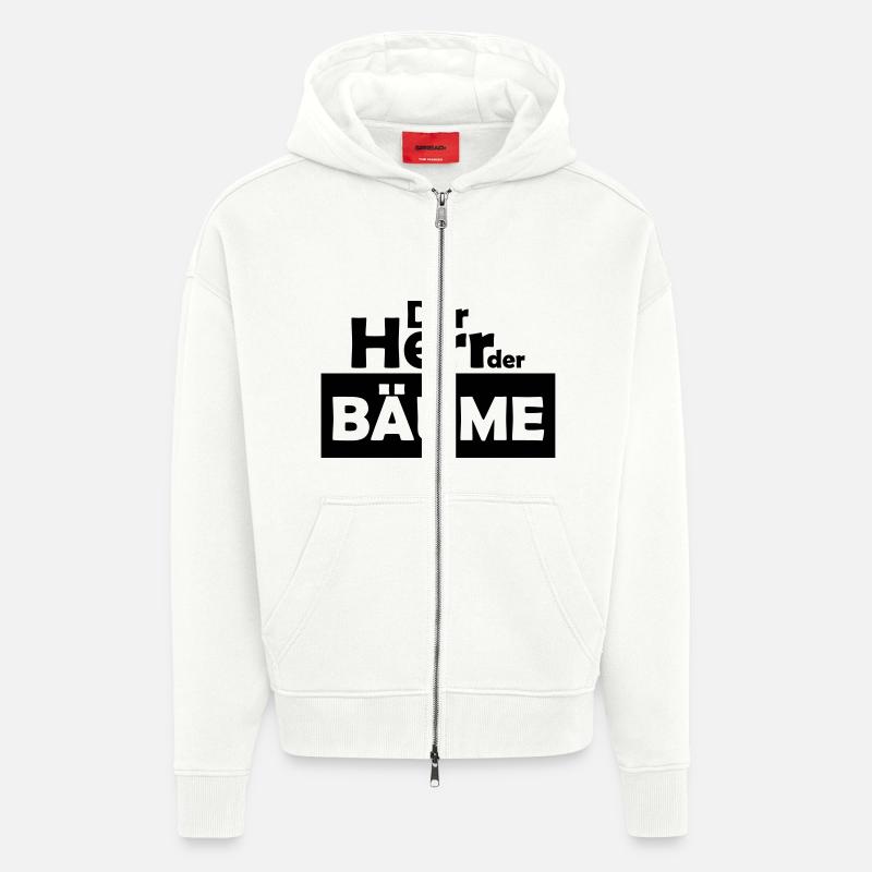 der herr der bäume - Zip Hoodie - made by SPREAD - OFF WHITE