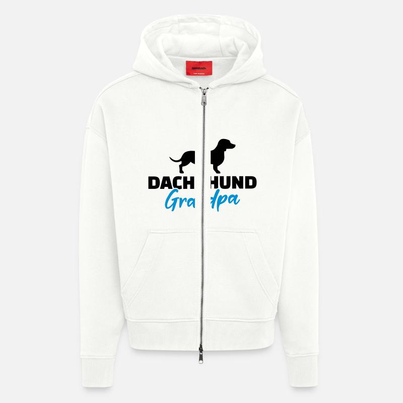 Dackel - Zip Hoodie - made by SPREAD - OFF WHITE