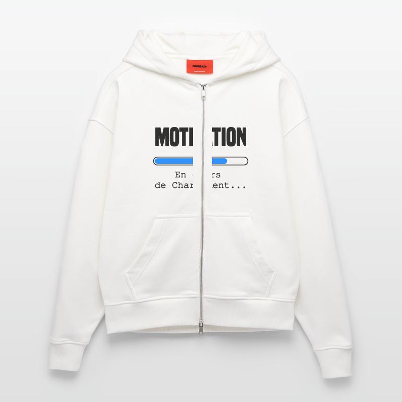 Motivation Loading Zip Hoodie - made by SPREAD