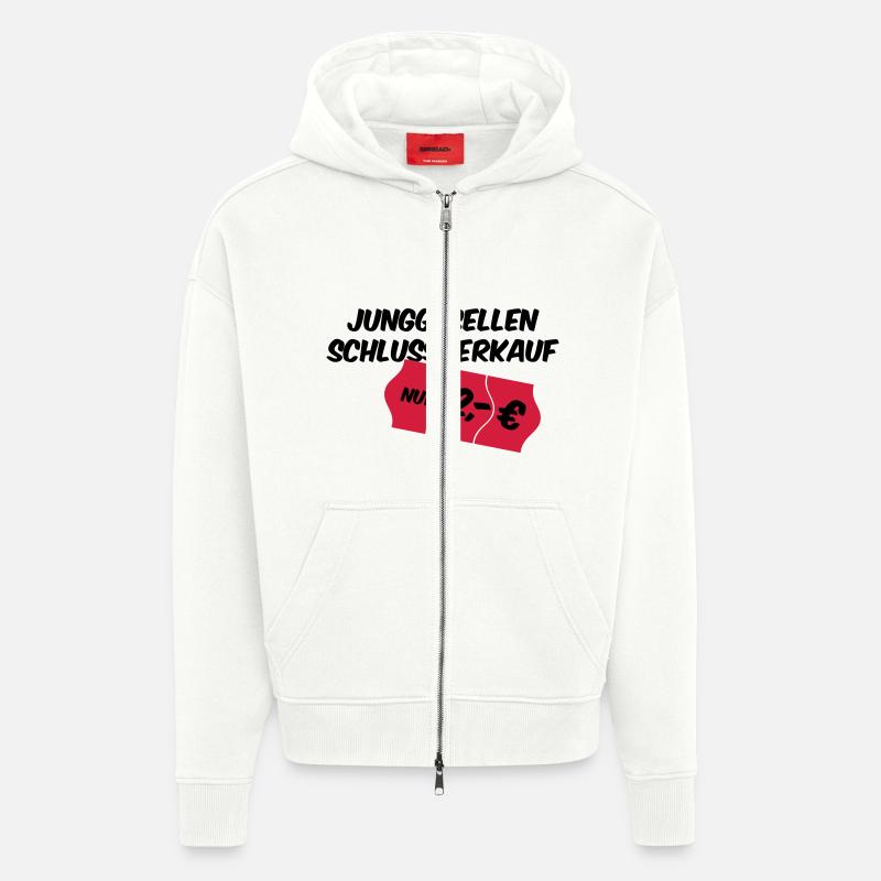 Junggesellenabschied - Zip Hoodie - made by SPREAD - OFF WHITE