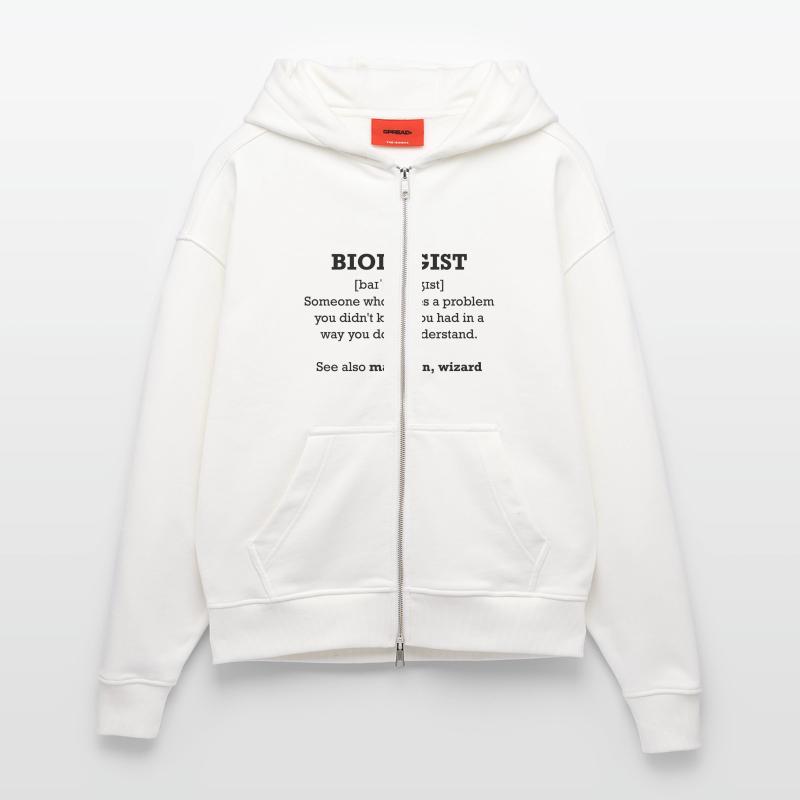 Biologist - wizard Zip Hoodie - made by SPREAD