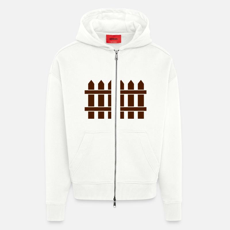 Zaun - Zip Hoodie - made by SPREAD - OFF WHITE