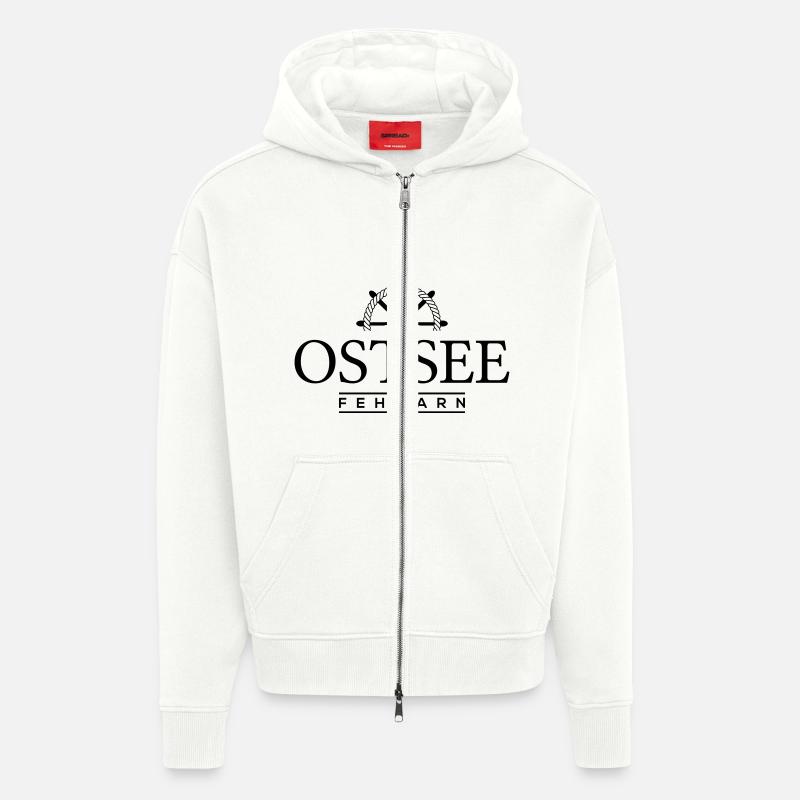 Fehmarn - Zip Hoodie - made by SPREAD - OFF WHITE