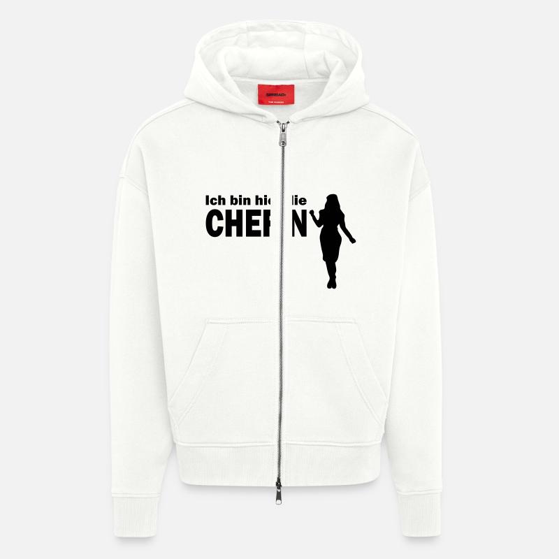 chefin - Zip Hoodie - made by SPREAD - OFF WHITE
