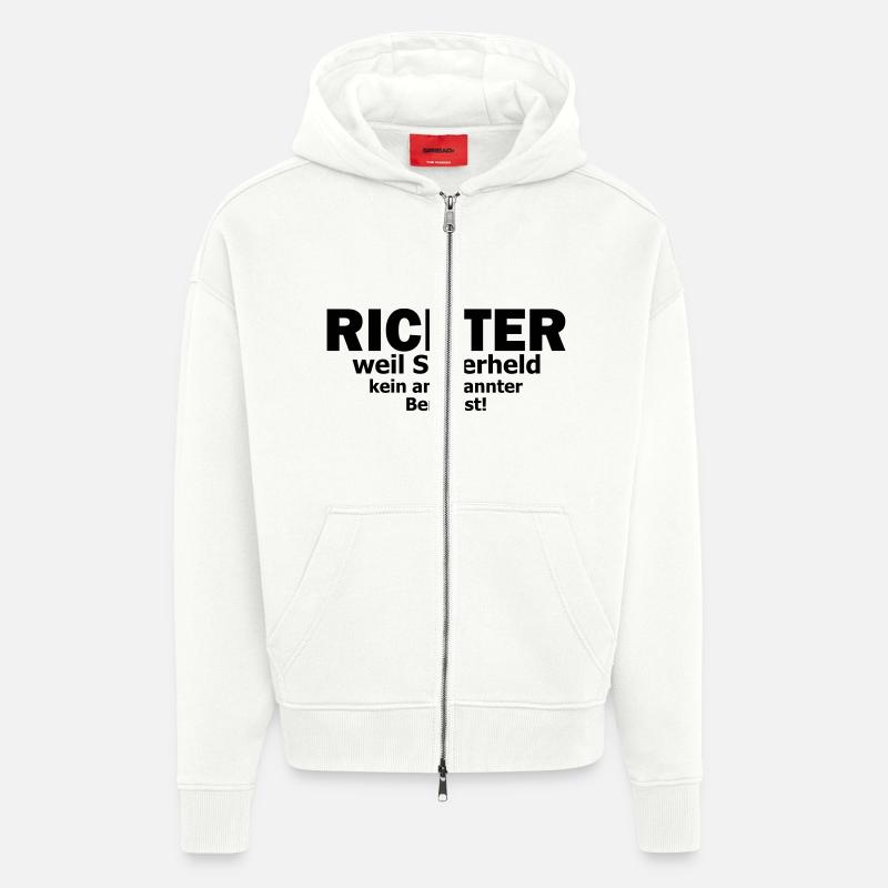 Richter - Zip Hoodie - made by SPREAD - OFF WHITE