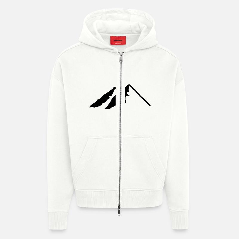 Berg - Zip Hoodie - made by SPREAD - OFF WHITE