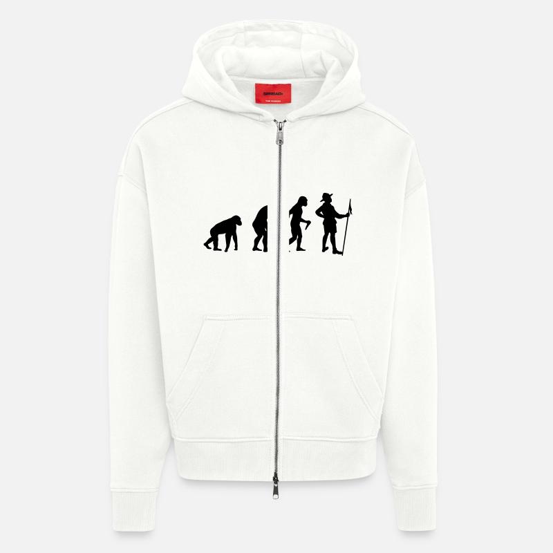 Scout Evolution - Zip Hoodie - made by SPREAD - OFF WHITE