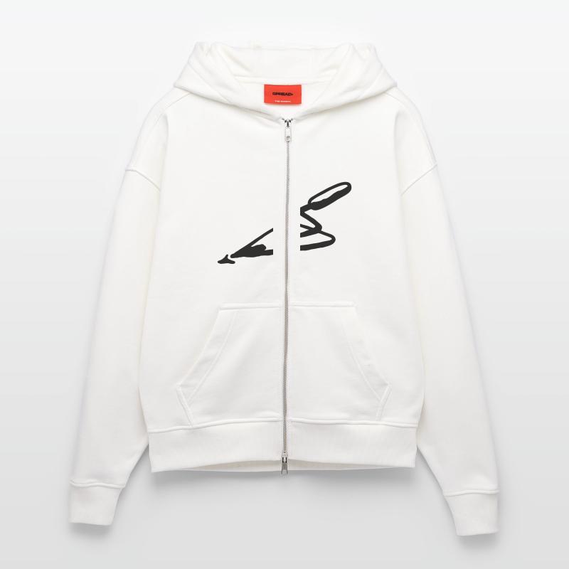 Trowel tools Zip Hoodie - made by SPREAD