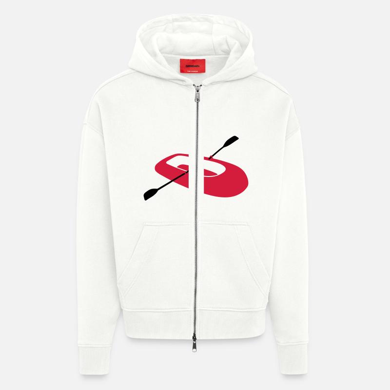 Schlauchboot - V2 - Zip Hoodie - made by SPREAD - OFF WHITE