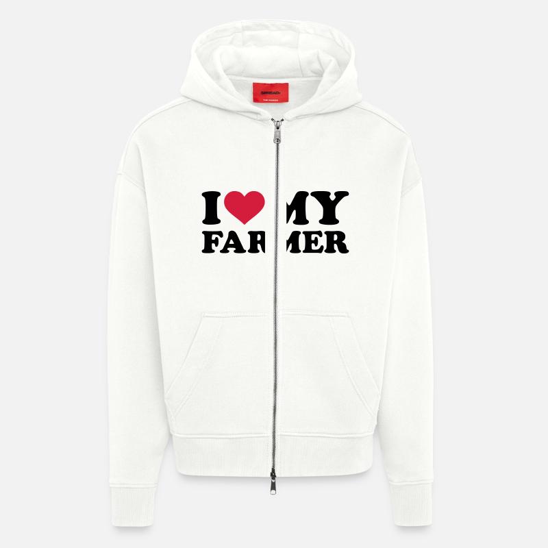 Bauer - Zip Hoodie - made by SPREAD - OFF WHITE