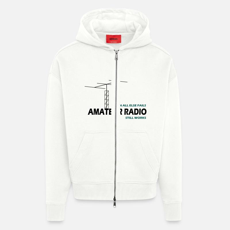 notfunk - Zip Hoodie - made by SPREAD - OFF WHITE