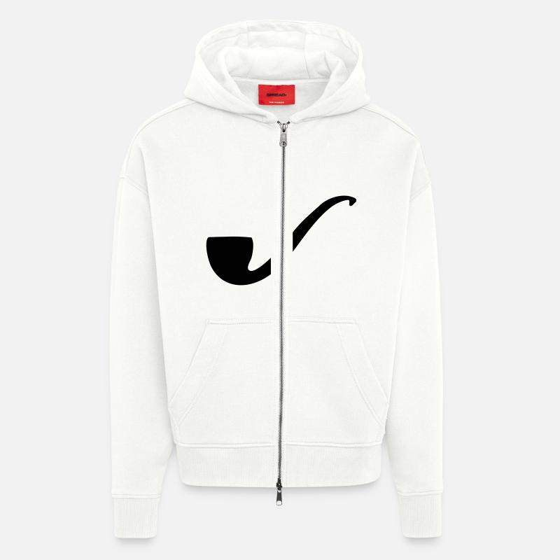 pipe - Zip Hoodie - made by SPREAD - OFF WHITE