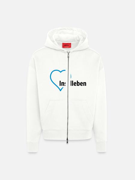 inselleben__f2 - Zip Hoodie - made by SPREAD - OFF WHITE