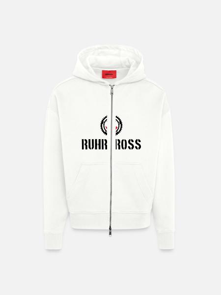 ruhrcross 3 - Zip Hoodie - made by SPREAD - OFF WHITE